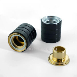High End Black Magnetic Perfume Cap Match to 15mm Pump