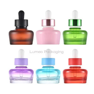 30ml Cute Fatty Glass Bottle With Dropper