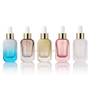 30ml Rectangle Glass Bottle With Dropper