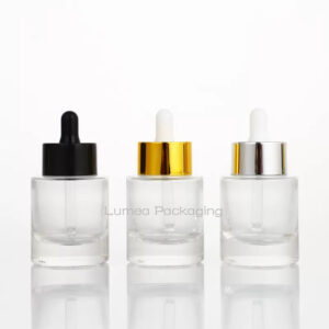 30ml Heavy-Base Cylinder Glass Bottle With Dropper