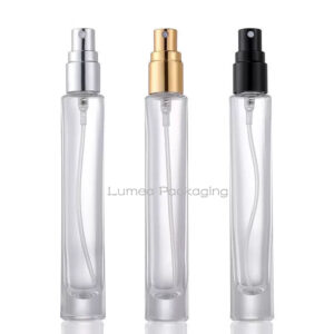 10ml Long Cylinder Perfume Vial With Sprayer/Cap