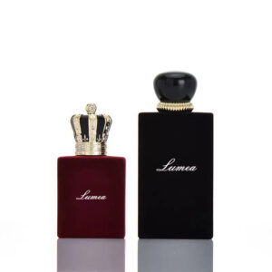 Luxury Perfume Glass Bottle With Flocked Coating/Custom Logo