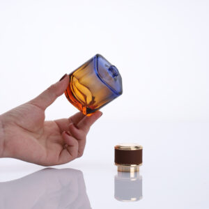 30ml Two-tone Gradient Perfume Glass Bottle With Sprayer & Cap
