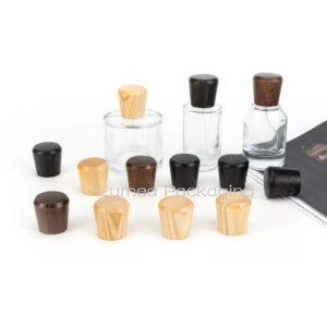 Simple Wooden Cap For Perfume Bottle With Different Colors