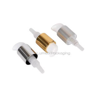24/410 Foudation/Lotion Pump With Gold/Silver Colors