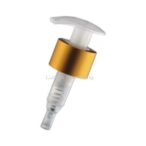 24/28/410 Lotion/Body Oil Pump With Gold/Silver Colors