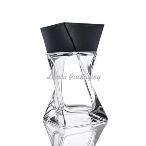75ml Twisted Perfume Glass Bottle With Cap/Custom Logo