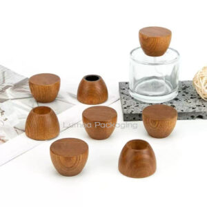 Popular Style Wooden Cap For Perfume Glass Bottle With Custom Size