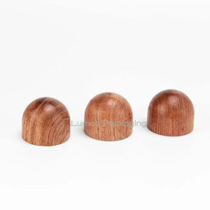 Rushroom Wooden Cap For Perfume Bottle With Custom Size