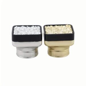 New Style ABS+PP Shiny Gold/Silver Perfume Cap