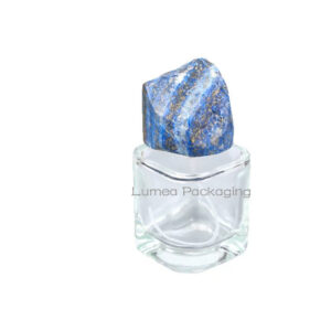 Blue Nature Stone/Crystal Irregular Shape Perfume Cap