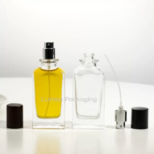 50ml Perfume Glass Bottle With Wooden Cap/Custom Logo