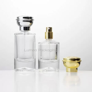 30ml/50ml Heavy-base High Quality Cylinder Perfume Glass Bottle