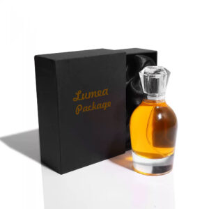 Luxury Simple Style 100ml Perfume Glass Bottle with Custom Paper Box